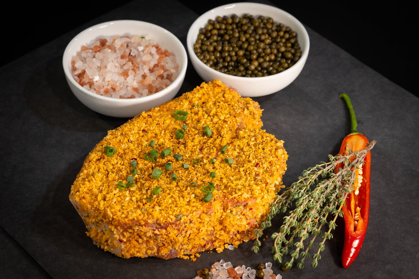 Macadamia Satay Pork Cutlets
